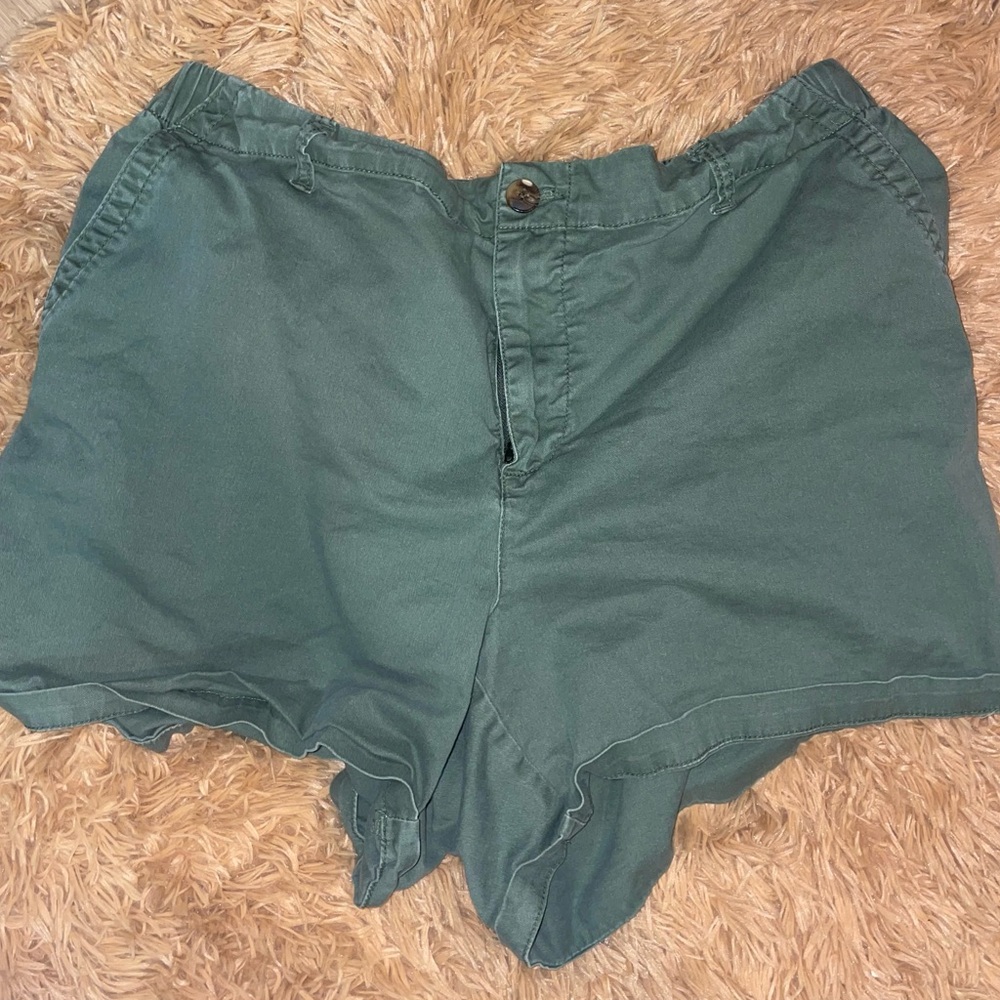 Green shorts